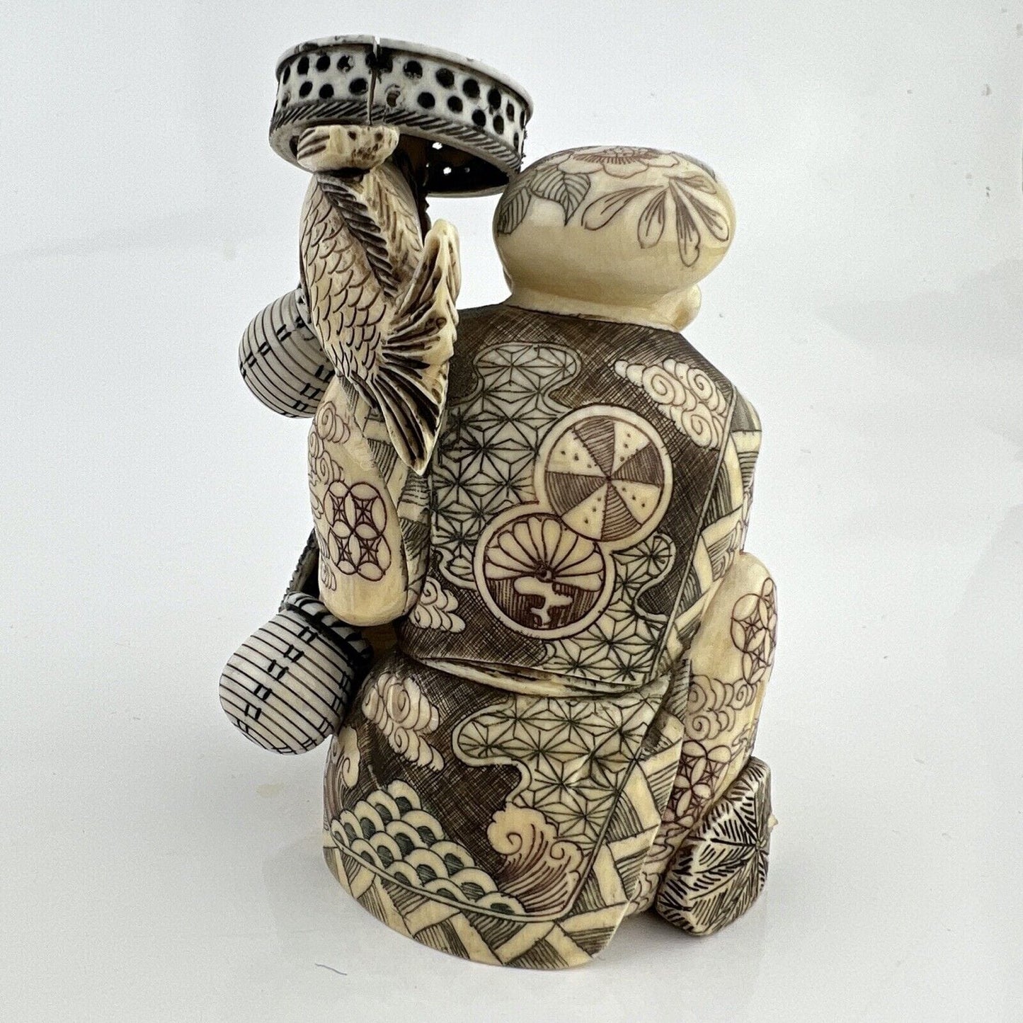 Antico Okimono Scultura Giapponese statuetta Netsuke statuina 900 Venditore Categoria Sculture e Miniature