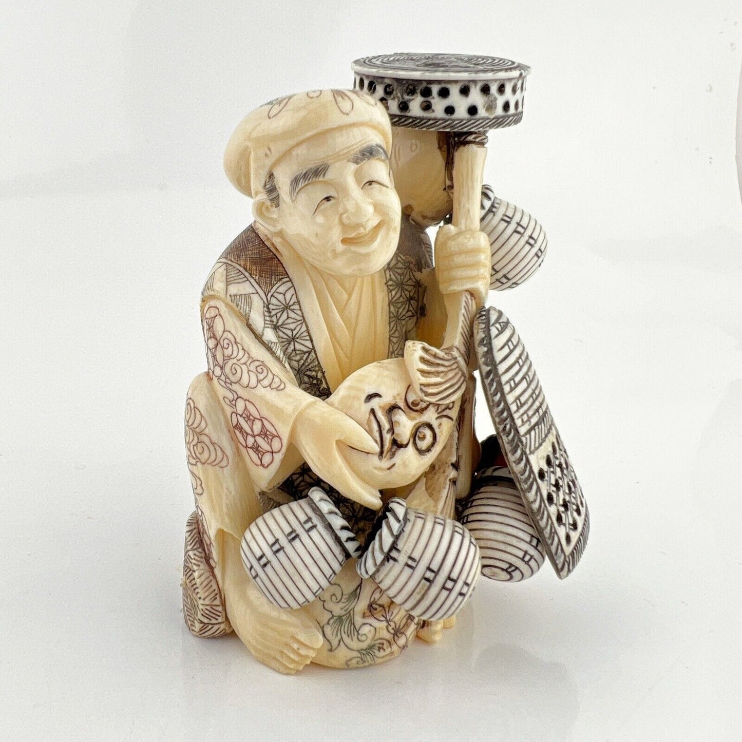 Antico Okimono Scultura Giapponese statuetta Netsuke statuina 900 Venditore Categoria Sculture e Miniature