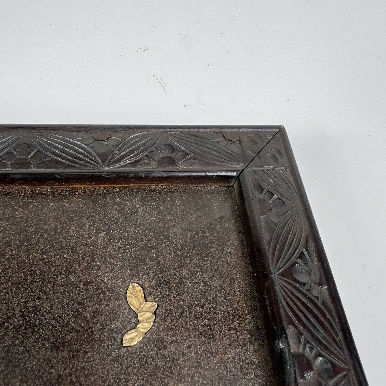 Antico pannello quadro giapponese orientale stile shibayama in legno 800 Categoria  Quadri