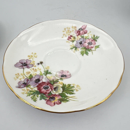 Antico piattino da the sottotazza inglese in porcellana Royal Stafford Henley Categoria Piatti Vassoio