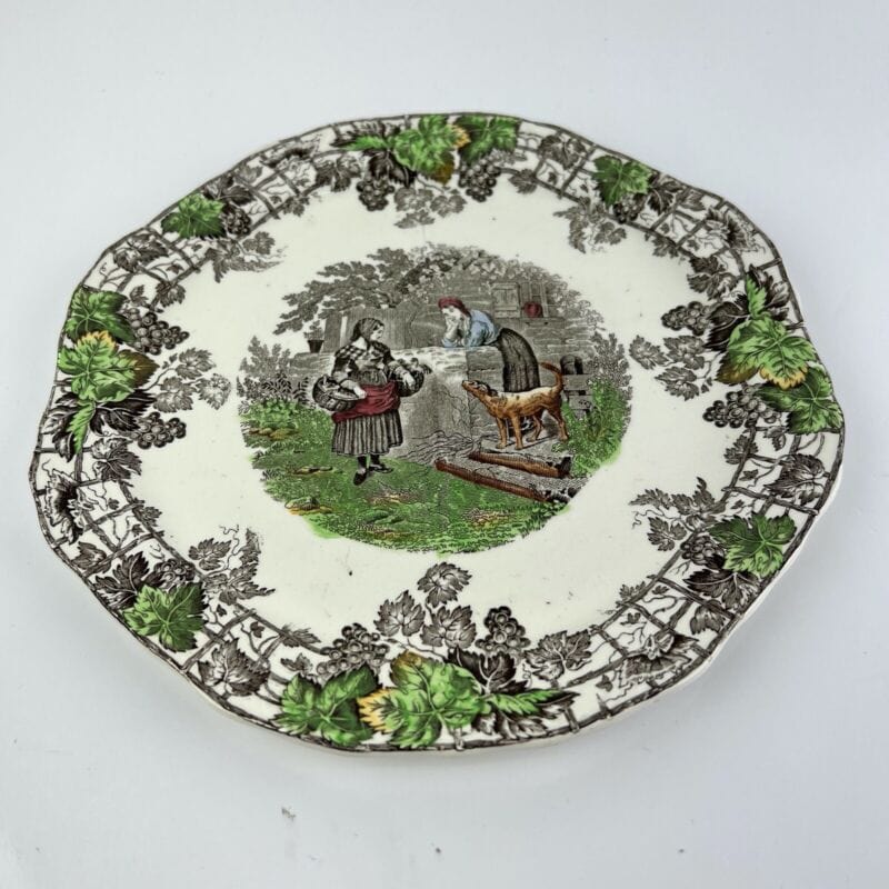 Antico Piatto Vassoio inglese Copeland Spode in ceramica da collezione anno 1937 Categoria  Piatti e Piattini