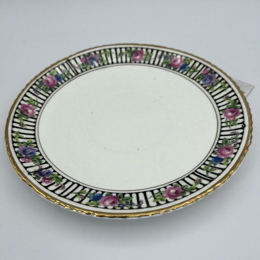 Antico piatto vassoio inglese in porcellana dipinto con roselline Stile Art Decò Categoria Piatti Vassoio