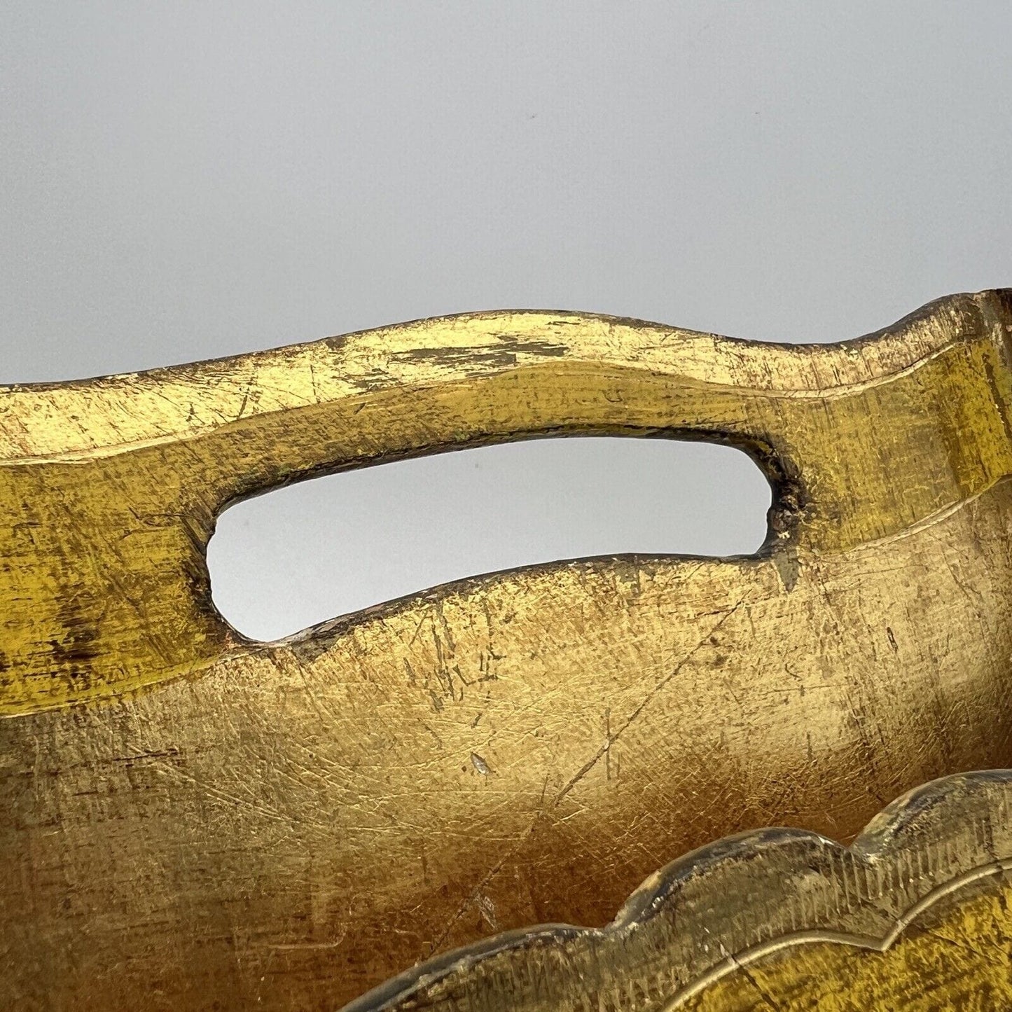 Antico portalettere in legno porta posta portadocumenti da scrivania oro Barocco Categoria Accessori scrivania e ufficio