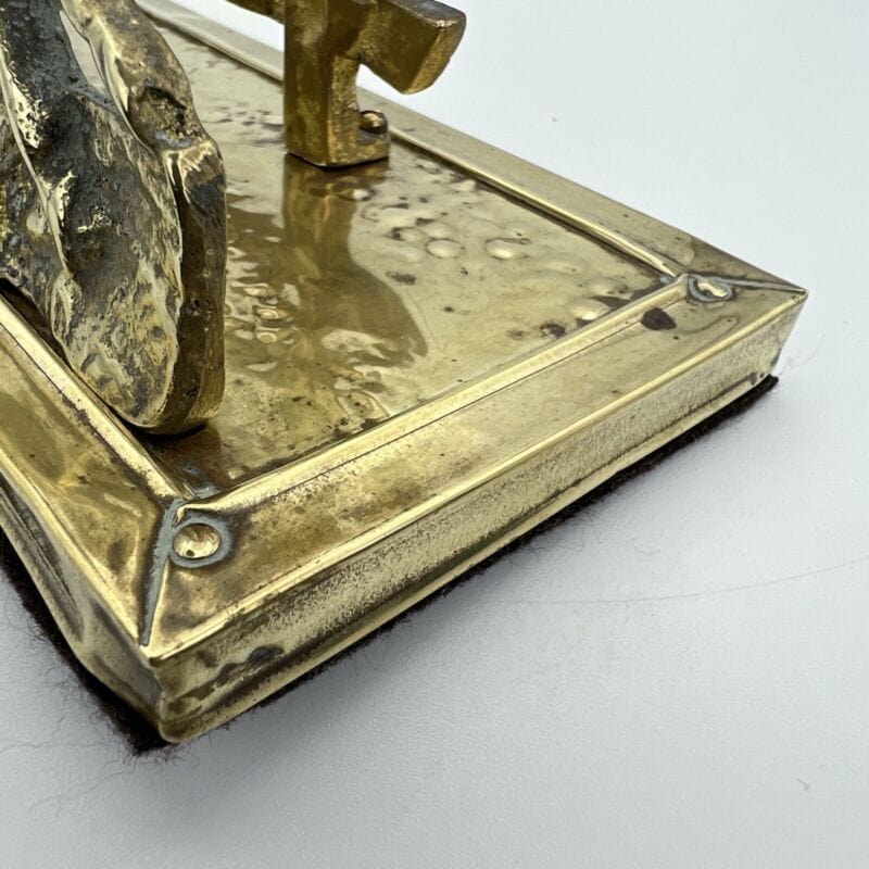 Antico portalettere in ottone porta posta portadocumenti da scrivania Fantino Categoria Complementi d'arredo