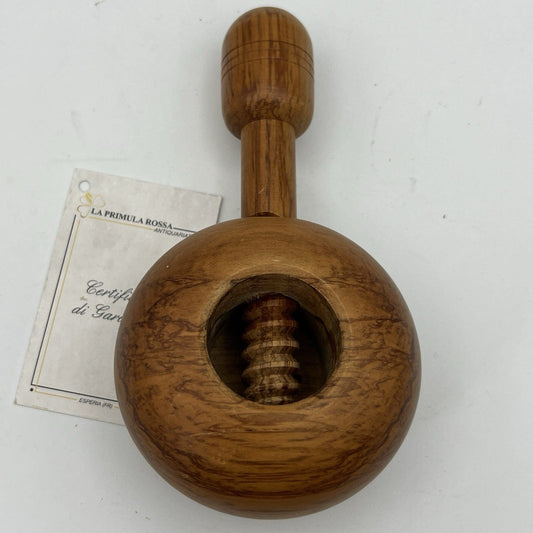 Antico Schiaccianoci in Legno a vite Vintage Schiaccia Noci Inglese d'epoca Categoria Cavatappi