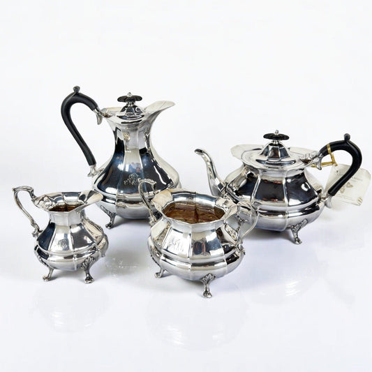 Antico Set Da Te The e Caffe In Argento Silver Plated Servizio Inglese Sheffield Categoria  Sheffield & Argento
