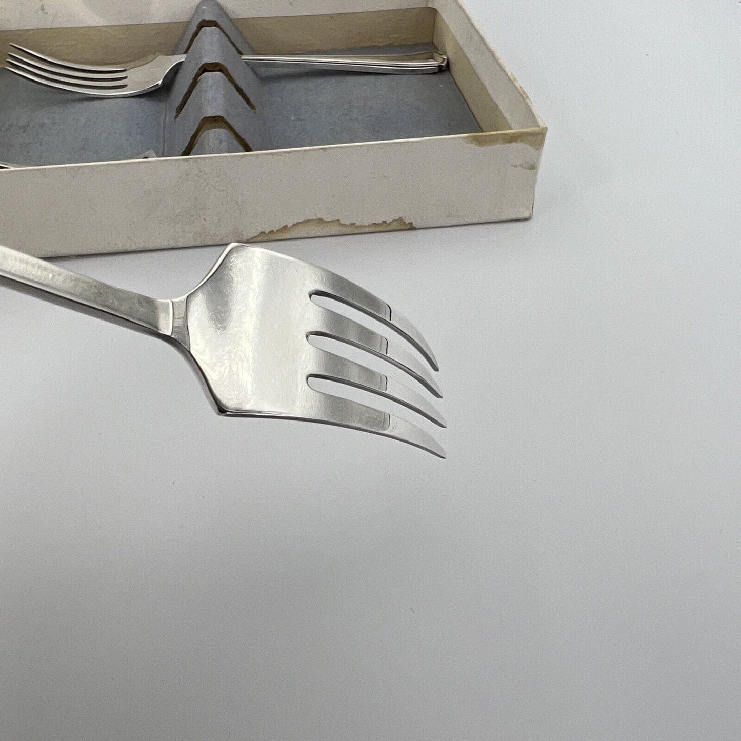 Antico set di Forchettine Stile Deco anni 30 in argento sheffield forchetta Categoria Sheffield & Argento