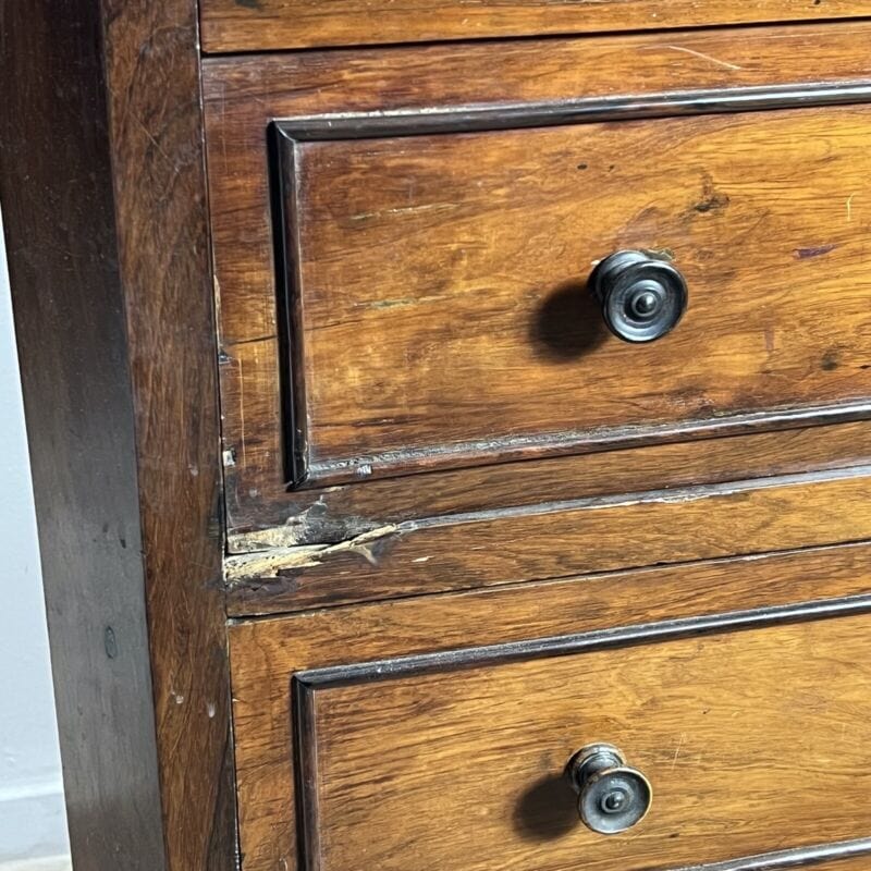 Antico Settimino Secretaire Settimanale Mobile Italiano epoca 800 Cassettiera Categoria Comò & Cassettiere