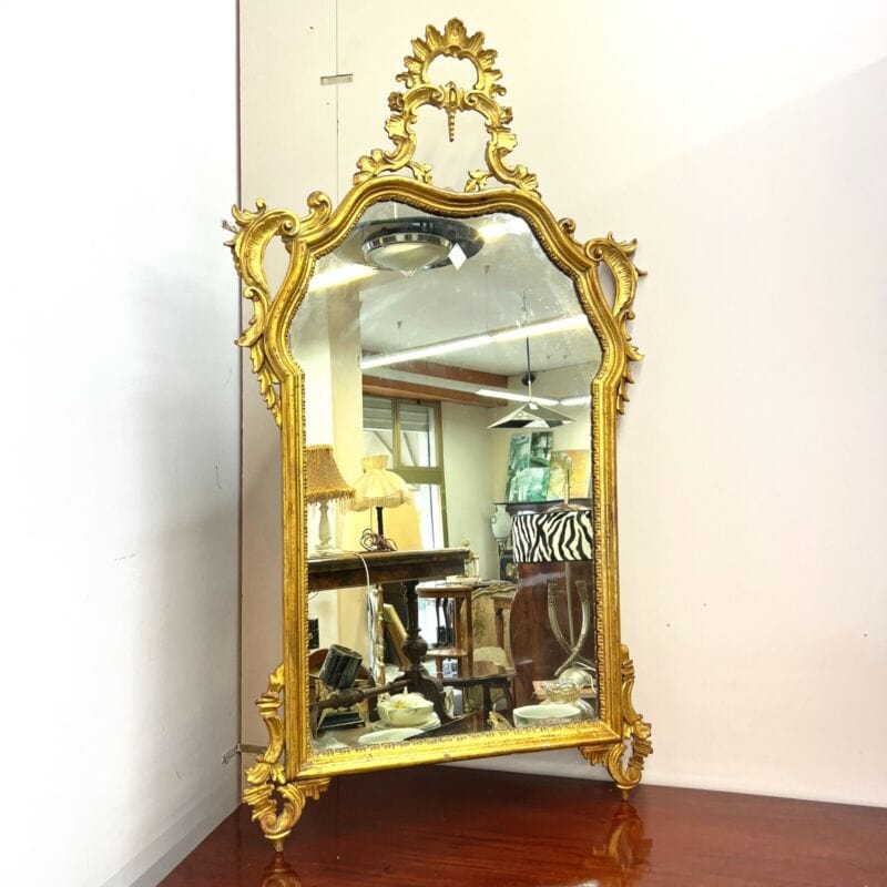 Antico specchio con cornice in legno stile Luigi XVI oro specchiera per Ingresso Categoria Complementi d'arredo