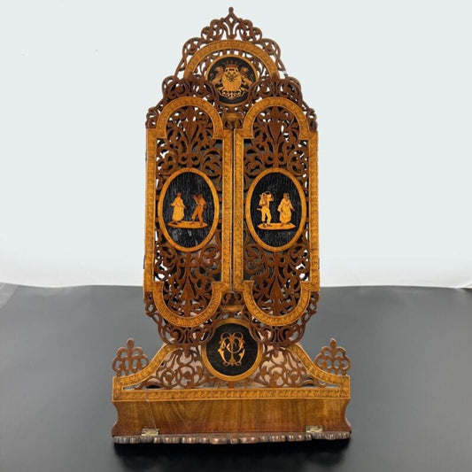 Antico specchio Sorrentino da tavolo in legno Specchiera d' epoca 800 Sorrento Categoria Complementi d'arredo