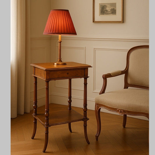 Antico tavolino da lavoro Francese mobile d'epoca 900 Mobiletto comodino Toletta Categoria Tavoli - tavolinetti