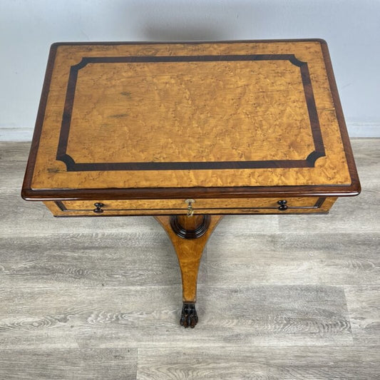 Antico Tavolino Rettangolare biedermeier deco vintage da salotto in legno Categoria Tavoli - tavolinetti