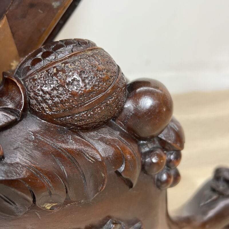 Antico tavolo biscotto in legno di palissandro a vela inglese pieghevole 1866 Categoria Arredamento