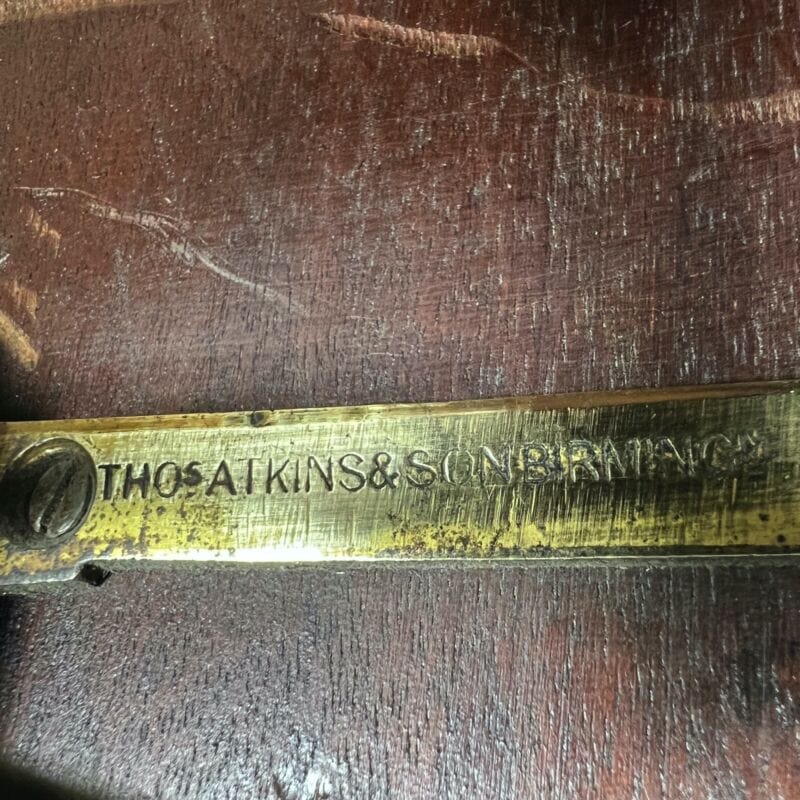 Antico tavolo biscotto in legno di palissandro a vela inglese pieghevole 1866 Categoria Arredamento