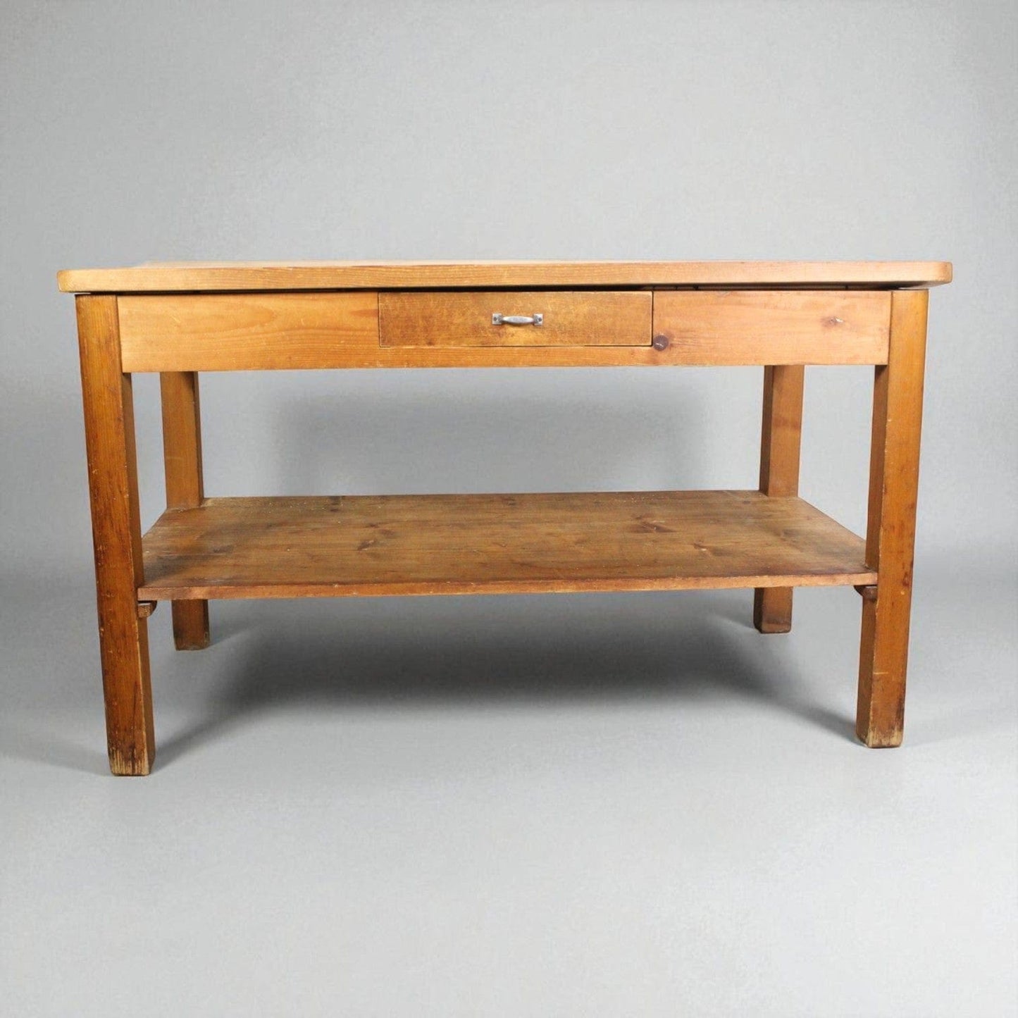 Antico Tavolo con cassetto banco rustico in legno epoca 900 italiano Cucina Categoria Tavoli - tavolinetti