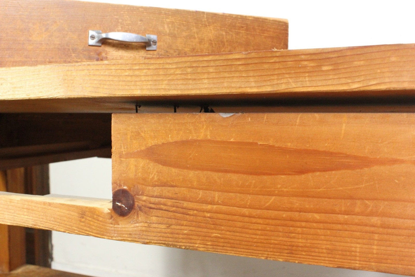 Antico Tavolo con cassetto banco rustico in legno epoca 900 italiano Cucina Categoria Tavoli - tavolinetti