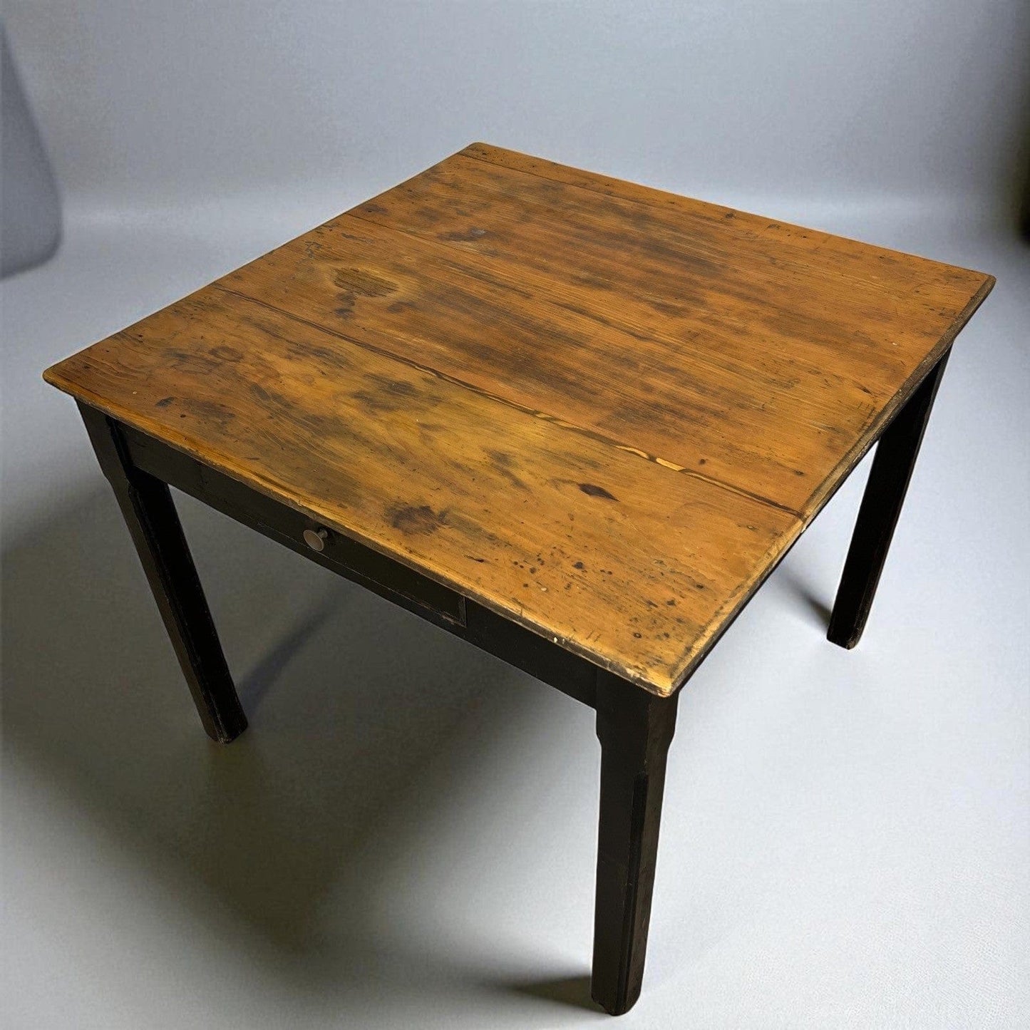Antico Tavolo da Cucina con cassetto rustico in legno d' epoca 800 italiano Categoria Tavoli - tavolinetti