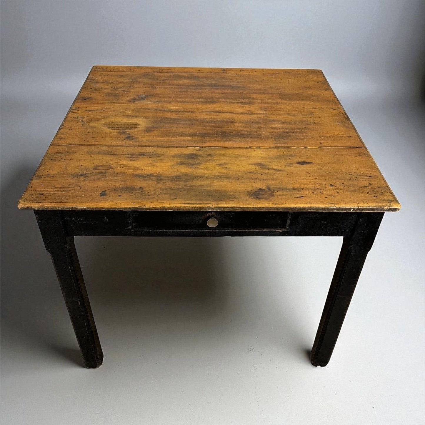 Antico Tavolo da Cucina con cassetto rustico in legno d' epoca 800 italiano Categoria Tavoli - tavolinetti