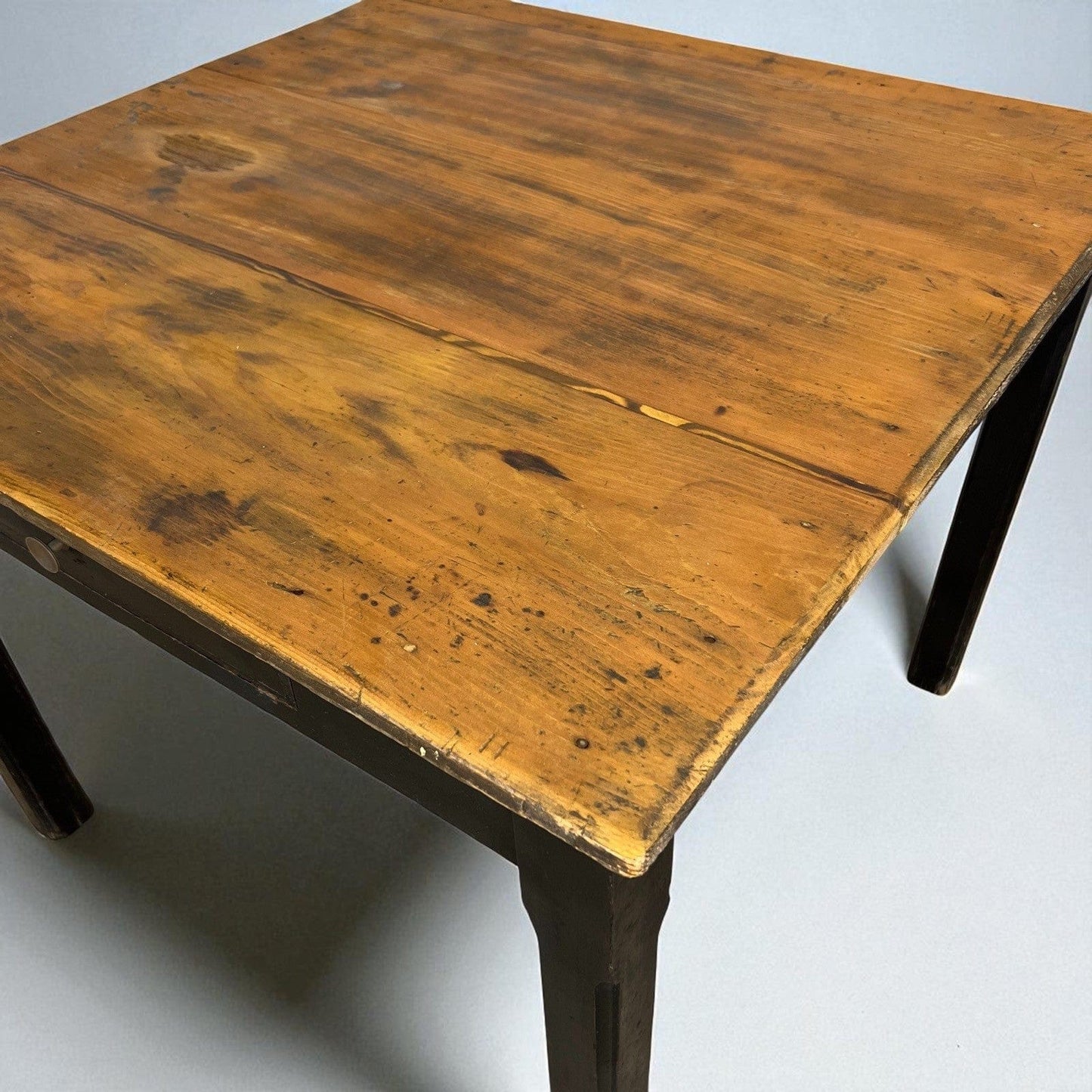 Antico Tavolo da Cucina con cassetto rustico in legno d' epoca 800 italiano Categoria Tavoli - tavolinetti