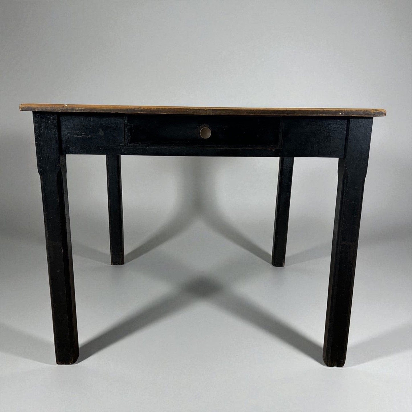 Antico Tavolo da Cucina con cassetto rustico in legno d' epoca 800 italiano Categoria Tavoli - tavolinetti