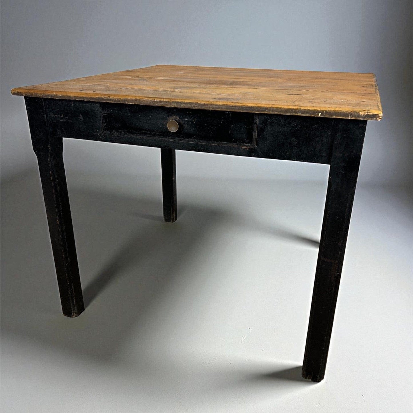 Antico Tavolo da Cucina con cassetto rustico in legno d' epoca 800 italiano Categoria Tavoli - tavolinetti