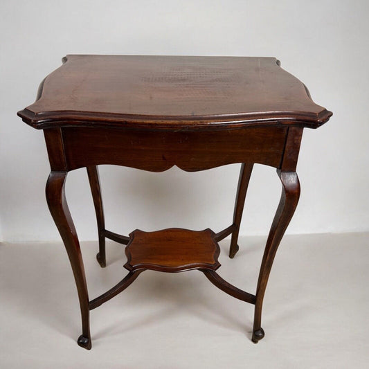 Antico Tavolo da gioco Tavolino D'epoca per Salotto primi 900 in legno di Mogano Categoria Tavoli - tavolinetti