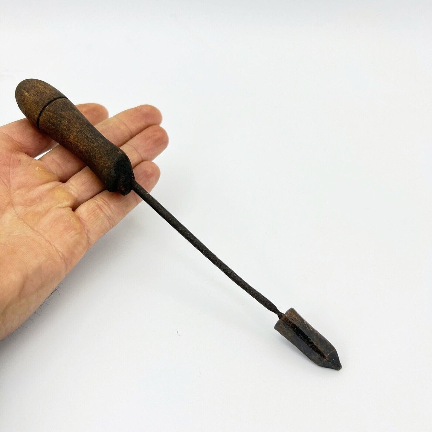 Antico utensile da saldatore a stagno epoca 800 per stoviglie in rame Categoria Attrezzi e Strumenti