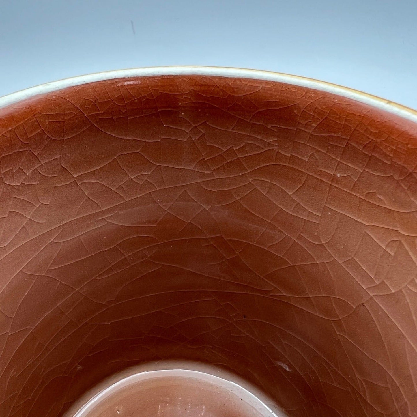 Antico Vaso Barattolo porta mestolo da cucina in ceramica terracotta firma Santi Categoria Vasi e Portafiori