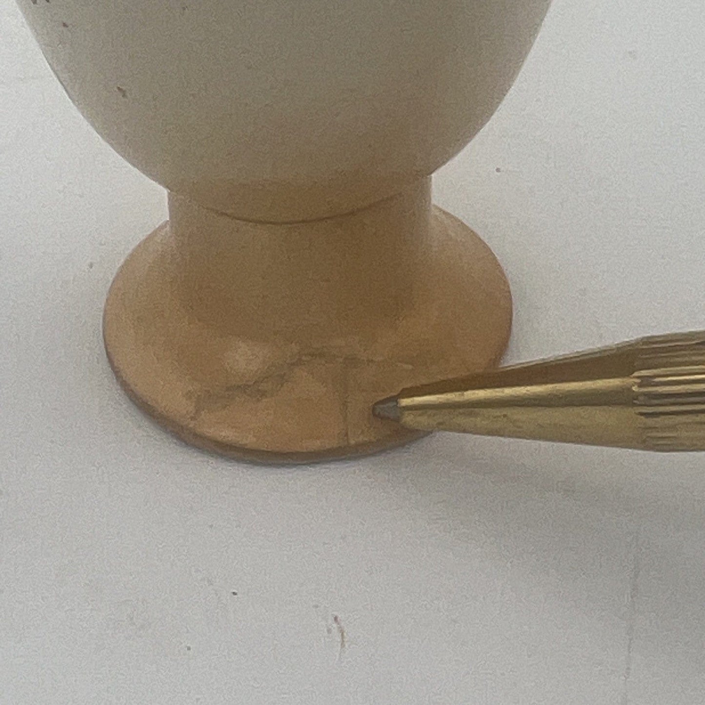 Antico Vaso in ceramica portafiori Inglese piccolo vasetto stretto monofiore Categoria Vasi e Portafiori