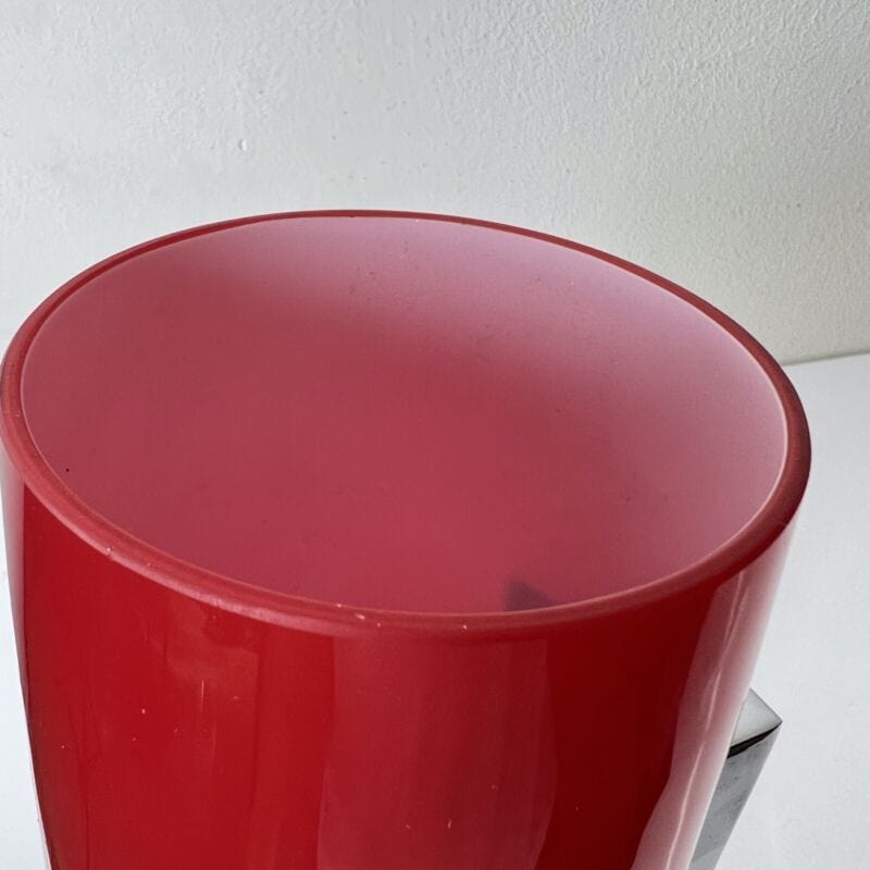 Applique Fabas Luce lampada da parete in vetro e cromo modernariato 2740 Rosso Categoria Lampade Appliques