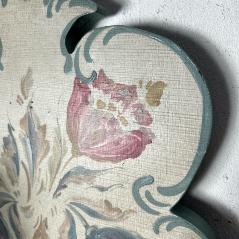 Applique in stile antico in legno shabby chic lampade a due luci bianca dipinta Categoria Lampade Appliques