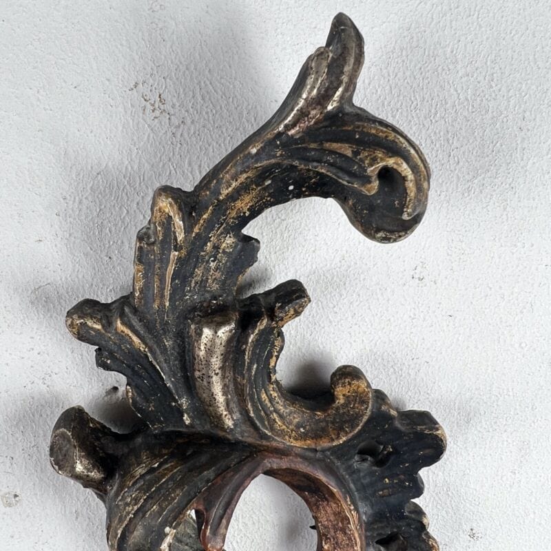 Applique stile antico fiorentino in legno intagliato lampada da parete due luci Categoria Lampade Appliques