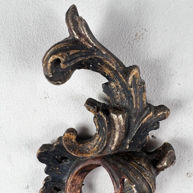 Applique stile antico fiorentino in legno scolpito lampada da parete due luci Categoria Lampade Appliques
