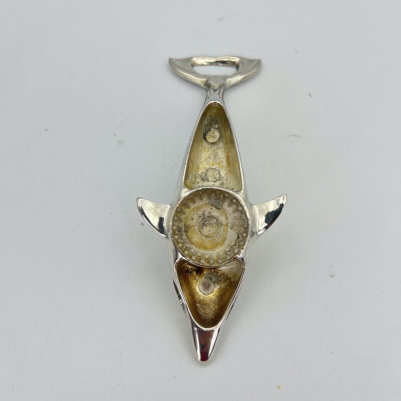 Apri bottiglia vintage in silver plate svita stappa tappi A forma di Delfino Categoria Cavatappi