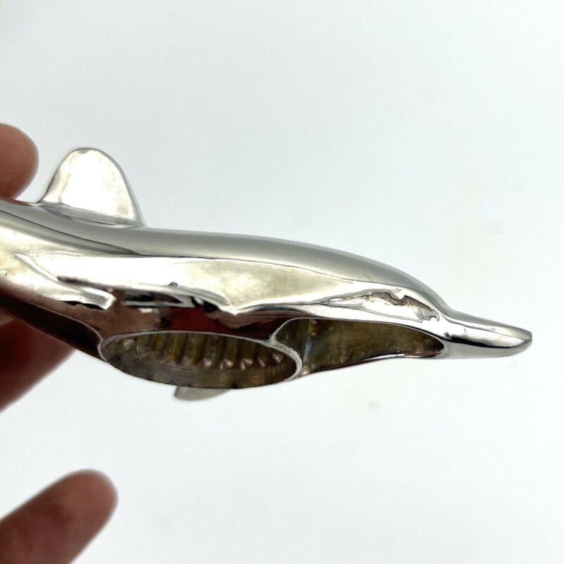 Apri bottiglia vintage in silver plate svita stappa tappi A forma di Delfino Categoria Cavatappi