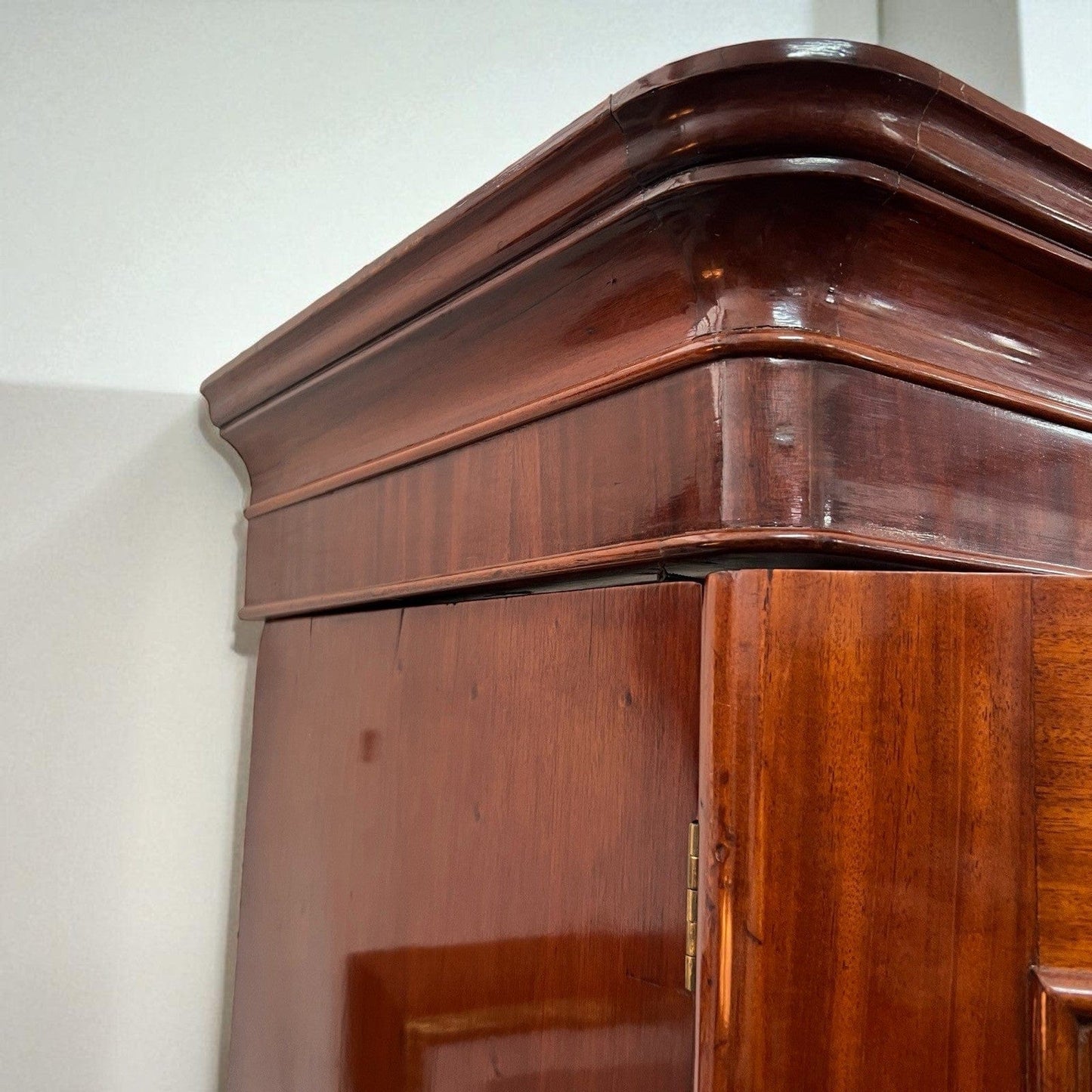 Armadio antico 800 Stipo Credenza Libreria due ante Vittoriana Inglese in Mogano Categoria Vetrine