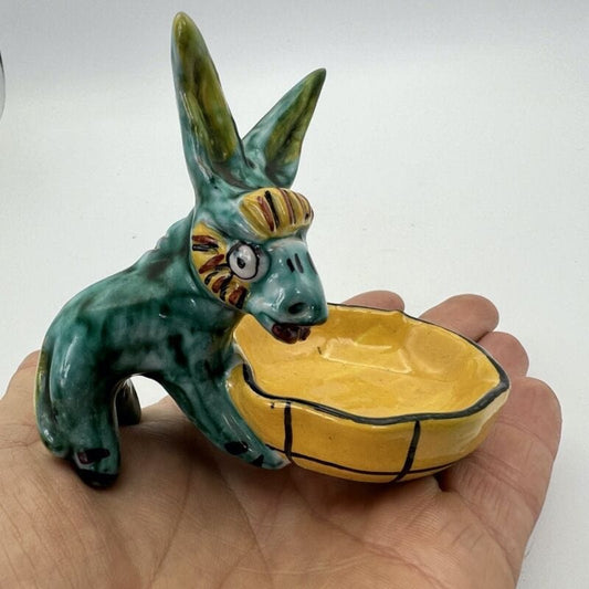 Asinello in ceramica Deruta Mas Asino in miniatura Vintage Souvenir Amalfi '60 Categoria Altro