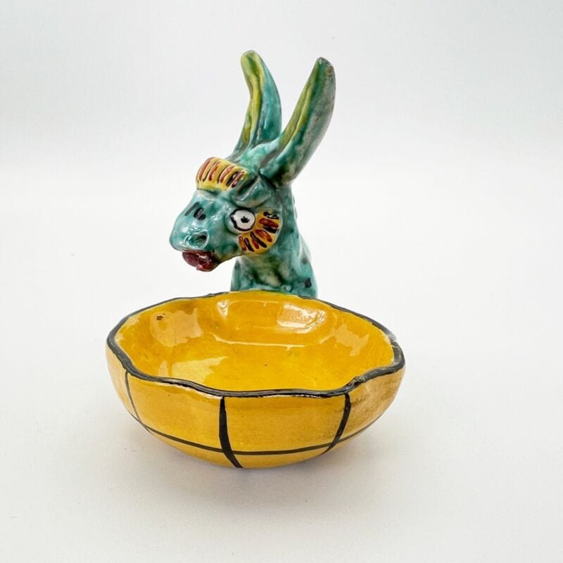 Asinello in ceramica Deruta Mas Asino in miniatura Vintage Souvenir Amalfi '60 Categoria Altro