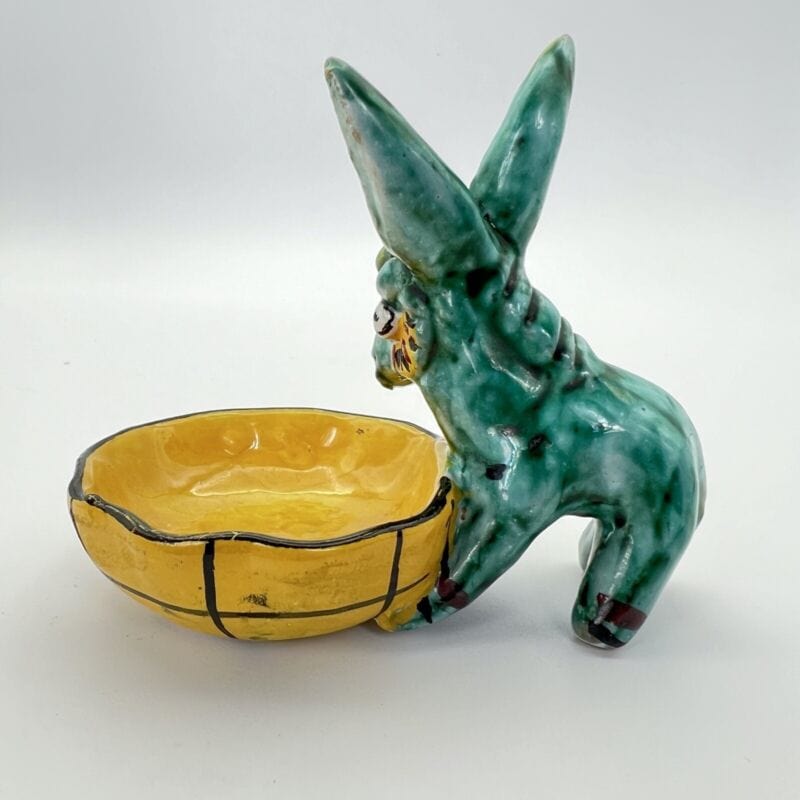 Asinello in ceramica Deruta Mas Asino in miniatura Vintage Souvenir Amalfi '60 Categoria Altro