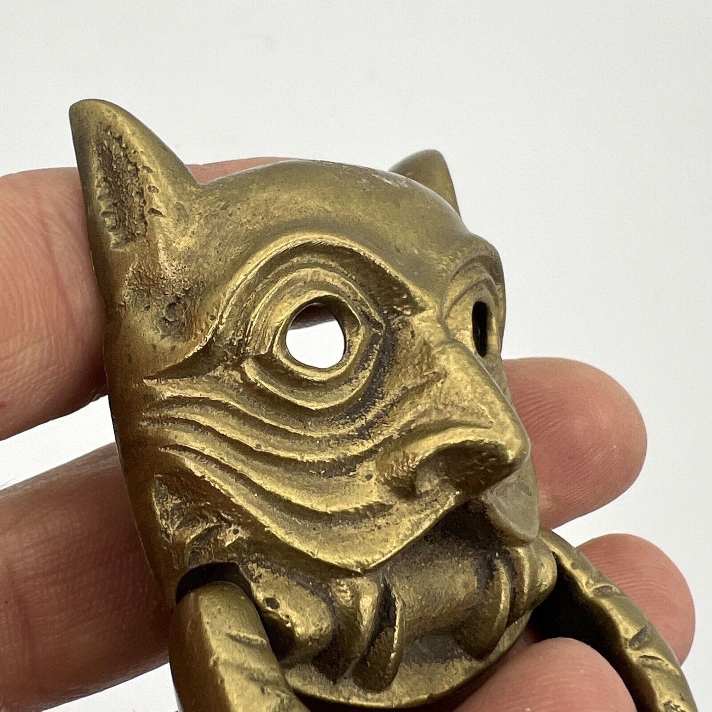 Batacchio Battiporta antico in ottone piccolo battente Cattedrale di Durham Categoria altro