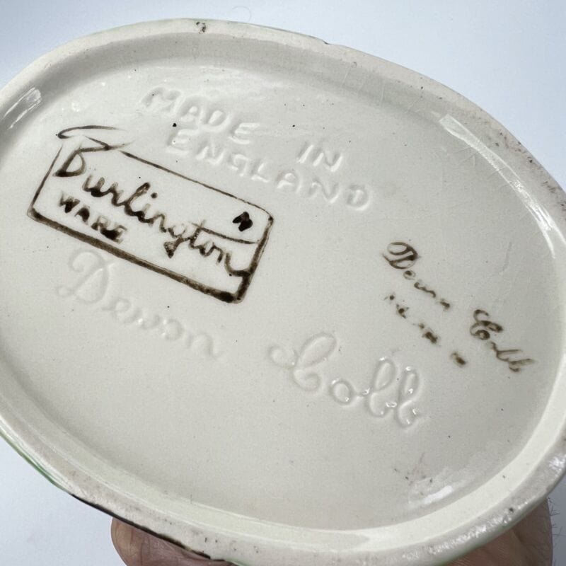 Biscottiera d'epoca in ceramica dipinta a mano Scatola cottage Inglese Casetta Categoria Altro