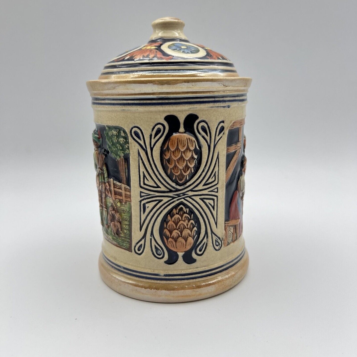 Biscottiera in ceramica tedesca vintage da collezione contenitore barattolo Categoria Altro