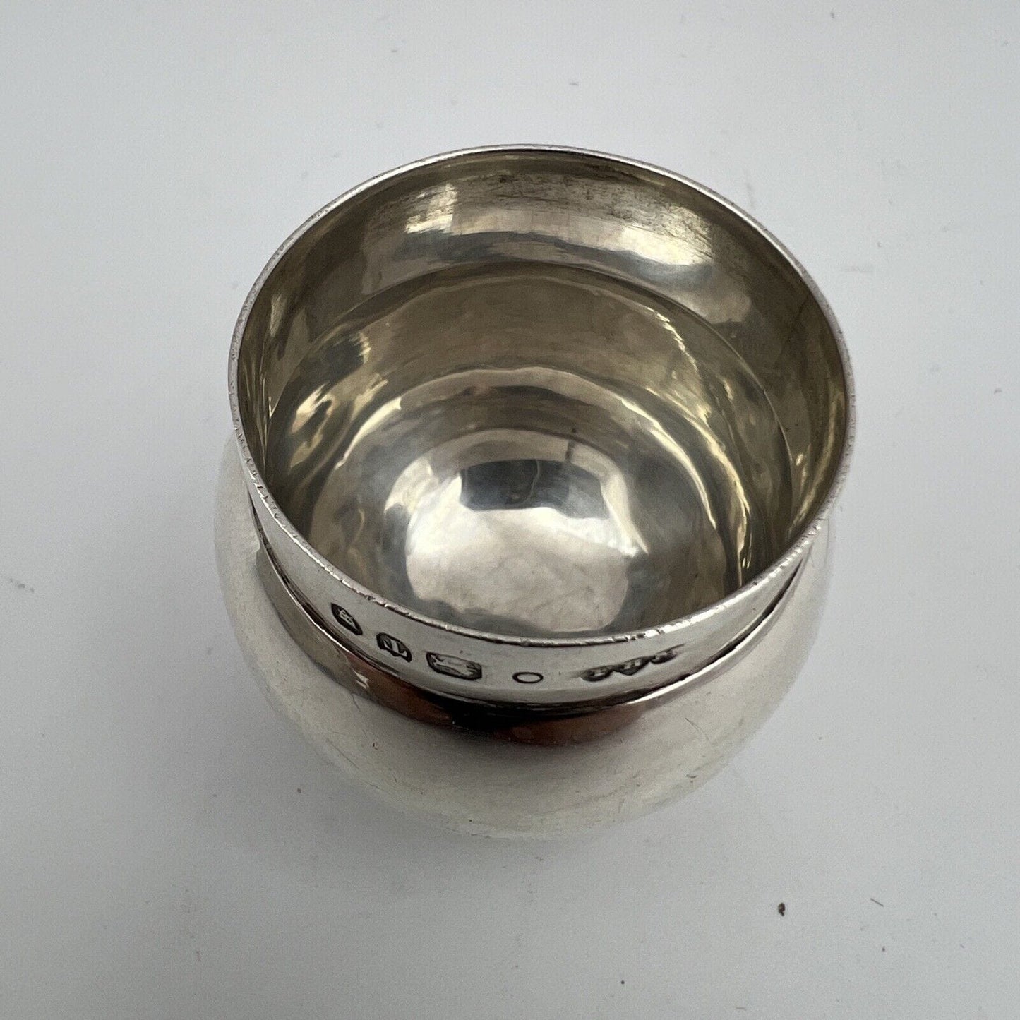 Boccetta antica porta profumo vetro tappo in argento ampolla flacone da toilette Categoria Sheffield & Argento