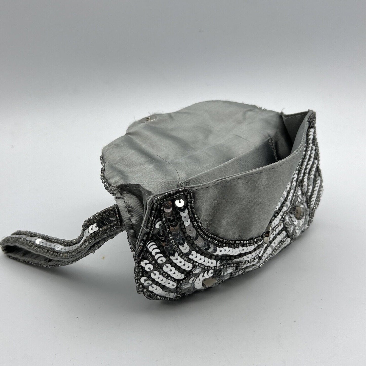 Borsetta pochette Clutch Antica Vintage da sera con paillettes stile Art Deco Categoria Borse Scialli & Foulard