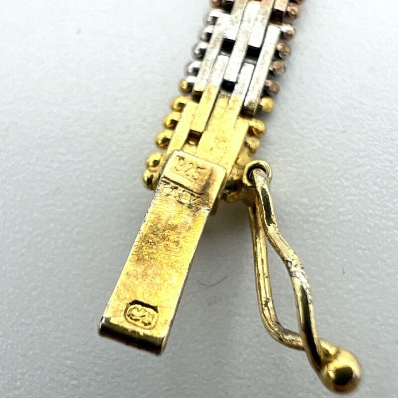 Bracciale da donna in Argento 925 braccialetto a fascia morbida polsiera anni 60 Categoria Bigiotteria & Accessori