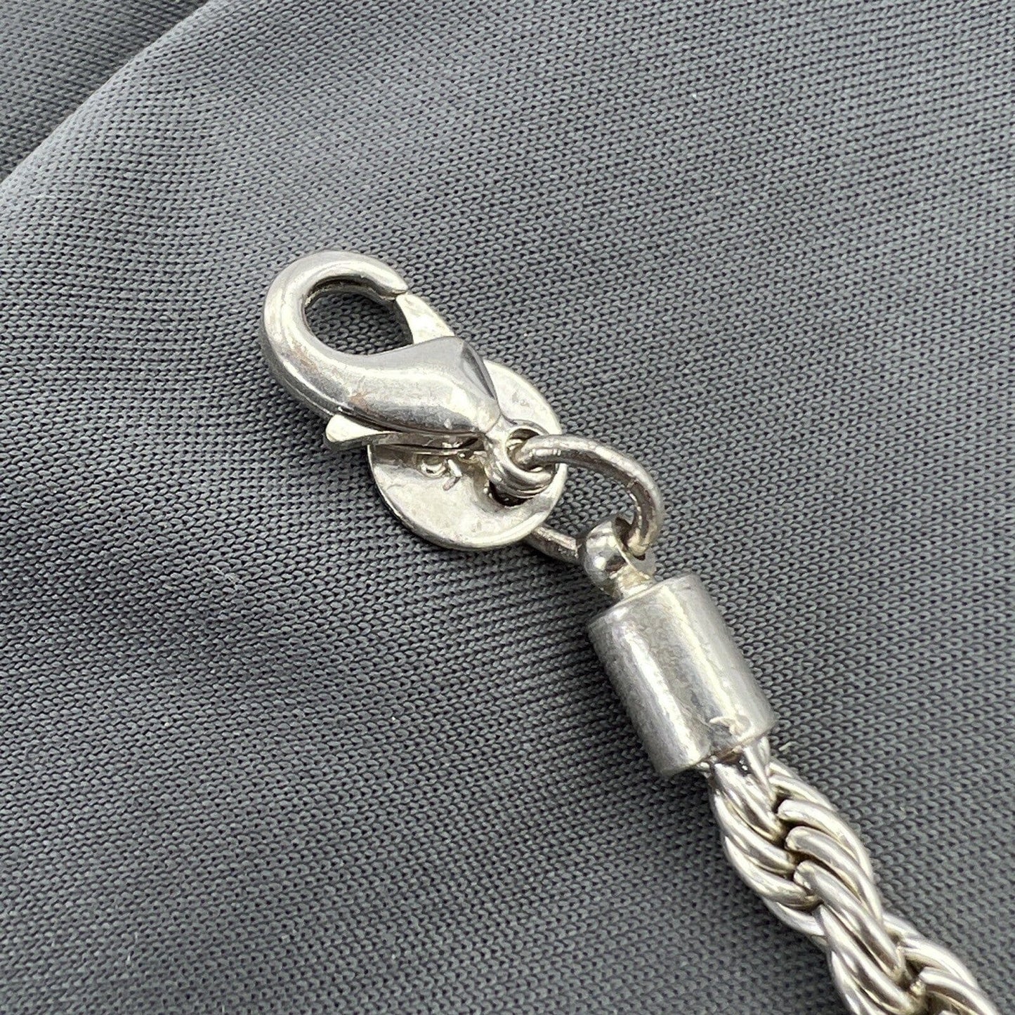 Bracciale da donna in argento 925 braccialetto catena vintage a torchon anni 90 Categoria Bigiotteria & Accessori