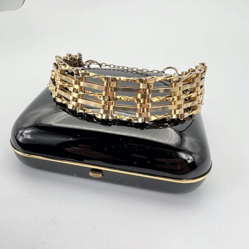 Bracciale da donna in Oro Placcato braccialetto fascia morbida anni 60 Cuore Categoria Bigiotteria & Accessori