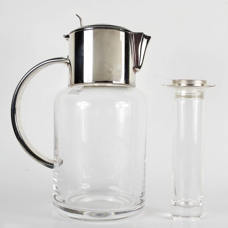 Brocca caraffa antica in Cristallo argento silver plated Masini Firenze anni 70 Categoria Brocche