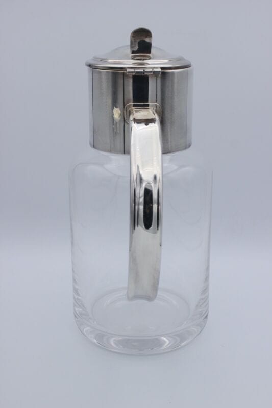 Brocca caraffa antica in Cristallo argento silver plated Masini Firenze anni 70 Categoria Brocche
