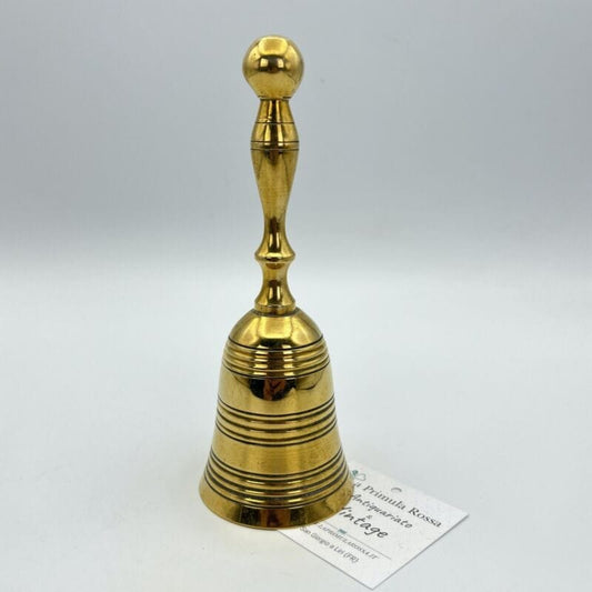 Campana in ottone Lucido stile Antica 900 Classica campanella da tavola d'epoca Categoria  Campane - Campanelle